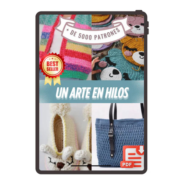 Arte en Hilos Un libro de patrones y tendencias + Bonos de Regalos 🎁